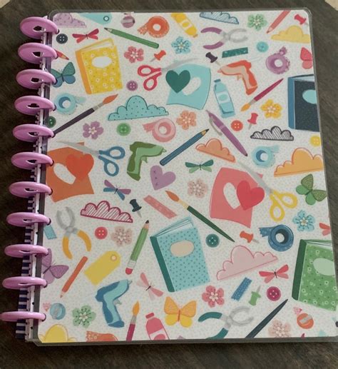 Miss Maker Happy Planner Planner Cover For Disc Bound Etsy