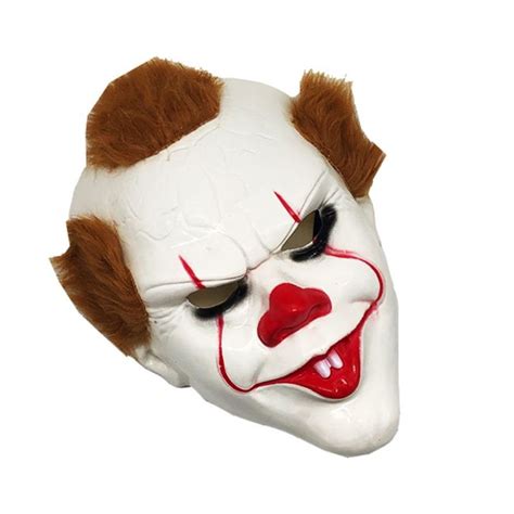 Existe Scary Full Face Pennywise Helmet Stephen King Party Supplies