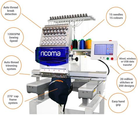 Ricoma Needle Embroidery Machine Rcm Tc S Please Call For Price