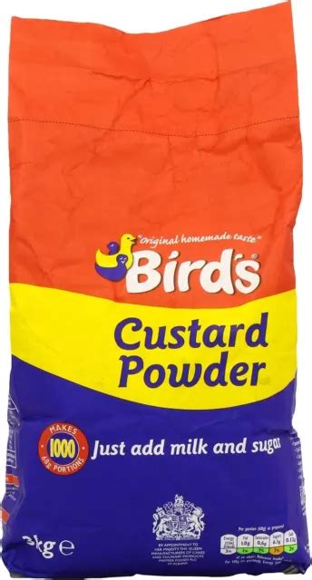 Birds Original Homemade Taste Instant Custard Powder Dessert Mix 3 Kg