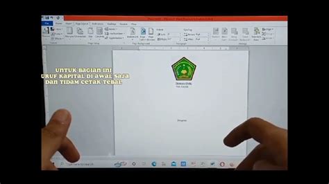 Tutorial Membuat Cover Makalah Dari Microsoft Word Dari Mata Kuliah