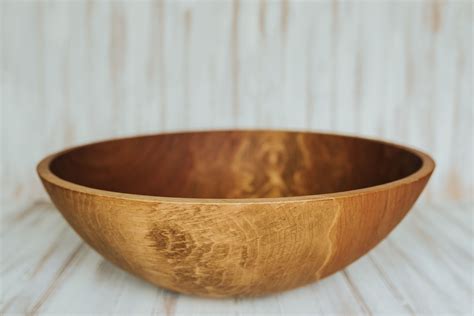 20 Inch Beech Bowl With Light Walnut And Bee S Oil Finish Holland