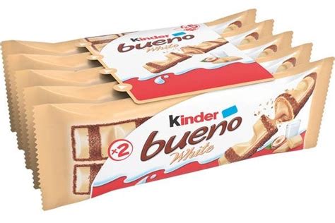 Kinder Bueno White Oplatka S Bílou čokoládou 5x39g Košíkcz