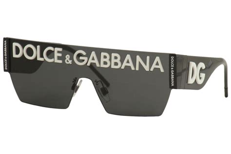 Dolce And Gabbana Dandg Dg2233 01 87 Black Shield Sunglasses 43mm