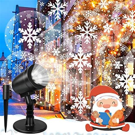 Amazon Christmas Snowflake Projector Lights Outdoor Christmas