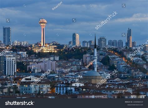 ankara capital turkey cityscape major monumental stock photo