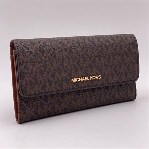 Michael Kors Bags Michael Kors Jet Set Trifold Wallet Brown Poshmark