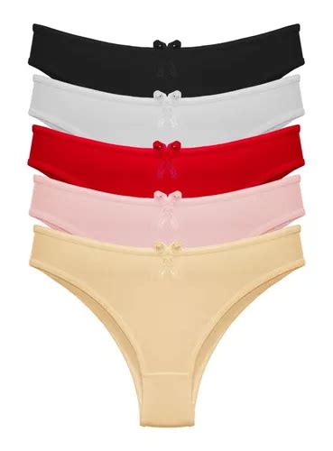 Kit Calcinhas Lingerie Tanga De Microfibra Mercadolivre