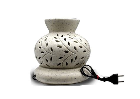 Artlik Handicrafts Electric Aroma Oil Ceramic Matki Diffuser Burner