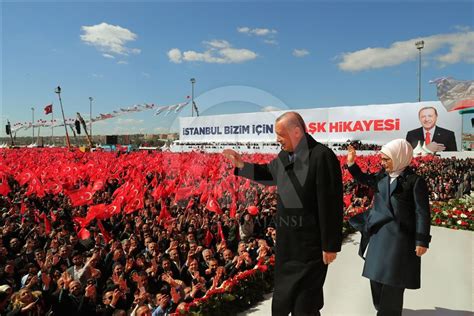 Cumhur Ttifak B Y K Stanbul Mitingi Anadolu Ajans