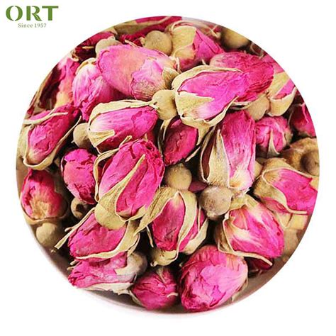 Loose Dried Red Rose Bud Herbal Tea Leaf