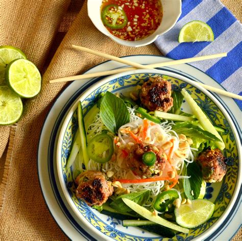 This Is How I Cook Vietnamese Meatball Noodle Bowl Or I Love Vietnamese Noodle Bowls