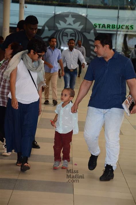 Airport Spotting: How Cute! Aamir Khan & Kiran Rao Return To Mumbai ...