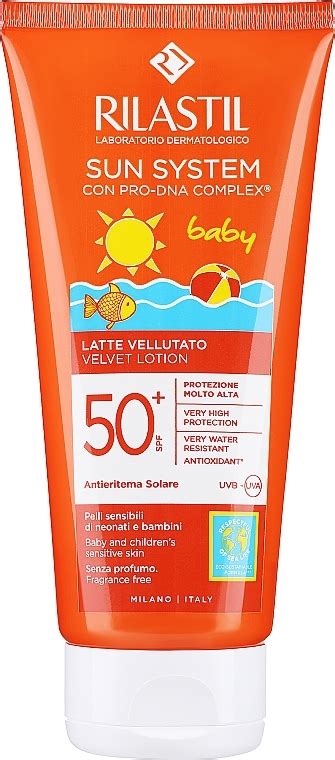 Rilastil Sun System Velvet Lotion Spf Baby Velvet Tanning Lotion