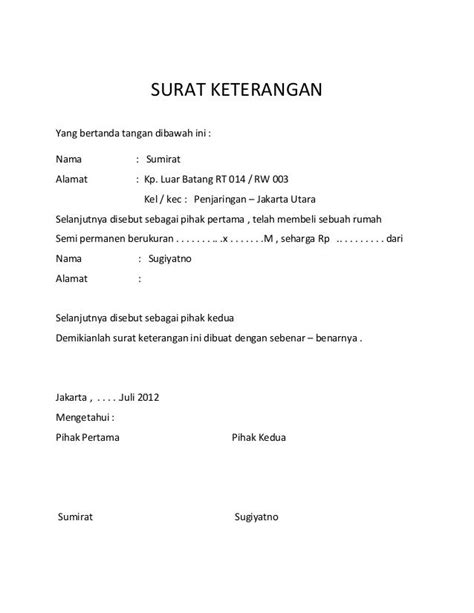 Surat Keterangan Istirahat Contoh Surat