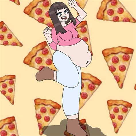 Fat Pizza Girl By Taspi096 On Deviantart