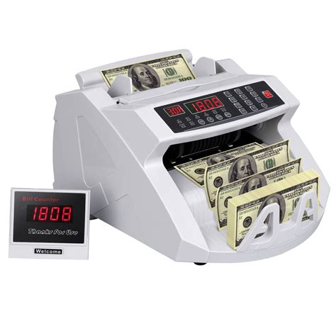 New Money Bill Cash Counter Bank Machine Uv Grelly Usa