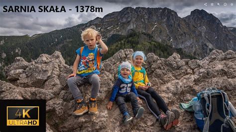 Tatry 4K Sarnia Skała wyprawa z dziećmi przez Kalatówki Droga nad