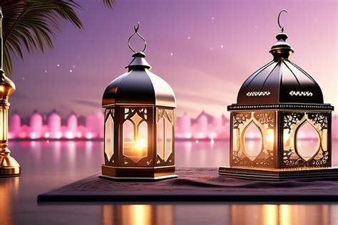 Premium Photo Ramadan Luxurious Background With Luxurious Ramadan Light