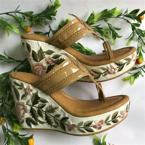 Rock Your Ethnic Wear In These Kolhapuri Wedges | LBB