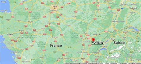 O Se Trouve Poligny Carte Poligny O Se Trouve