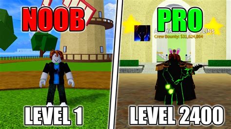 Starting Over As Noob And Becoming Pro In Blox Fruits Roblox Youtube