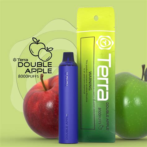 PODDIS Terra 8000puffs Pod Double Apple Nic3 20ML 550mAh