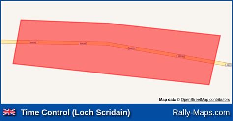 Time Control Loch Scridain Stage Map Tour Of Mull 2005 Rally