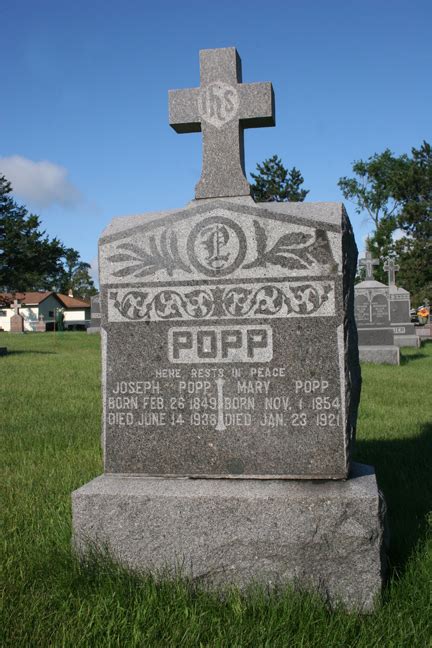 Joseph Popp 1849 1938 Find A Grave Memorial