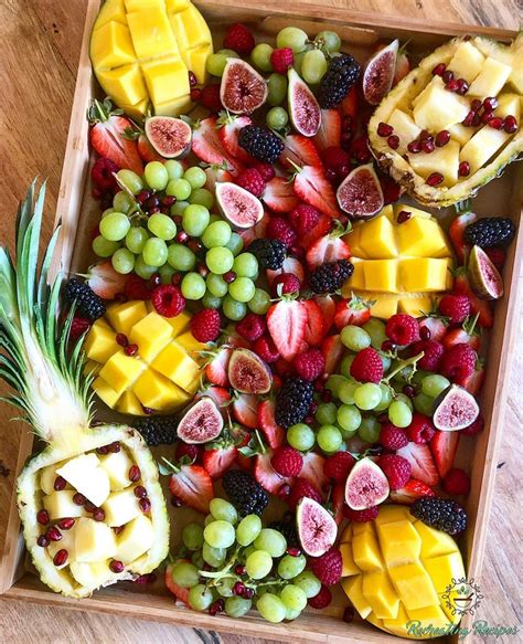 Recreating Recipes On Instagram “fruit Platter With Or Without Pomegranate I Really Feel