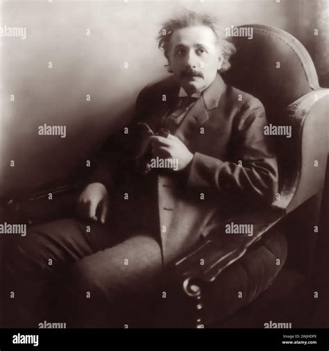 Albert Einstein (1879-1955), winner of the 1921 Nobel Prize in Physics ...