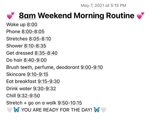 Morning Routine Easy Morning Routine School Morning Routine Morning