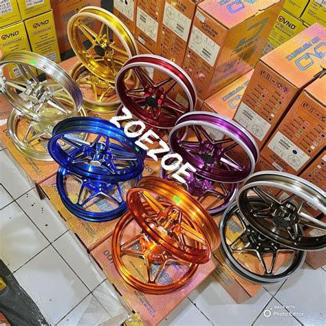 Jual DELKEVIC VELG RACING X1 SERIES MIO SPORTY MIO M3 BEAT SCOOPY