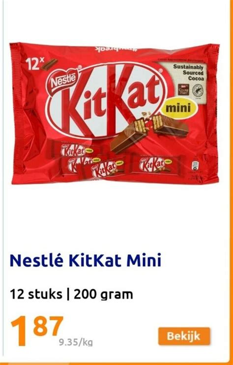 Nestl Kitkat Mini Stuks Gram Aanbieding Bij Action