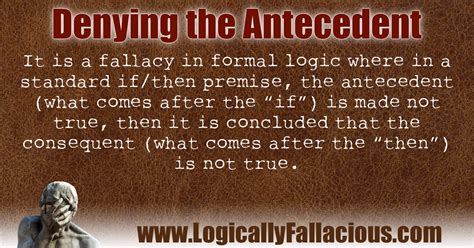 Denying The Antecedent