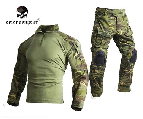 Emersongear Camisa T Ctica Gen Pantalones Uniforme De Combate Airsoft