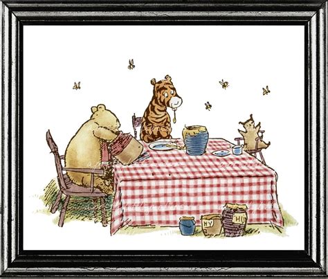 Classic Pooh Art Prints. Classic Pooh Nursery Art. Classic - Etsy