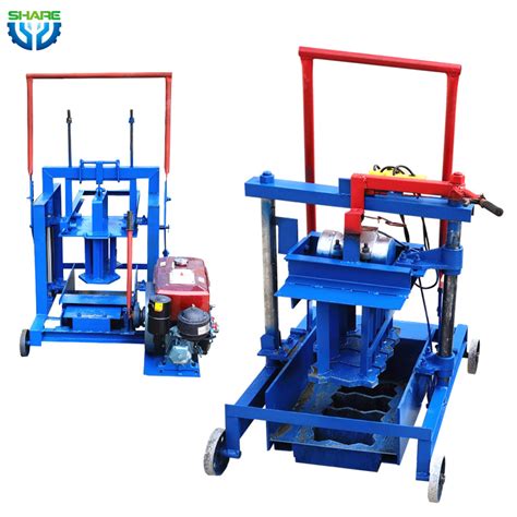 Manual Interlocking Electrical Commercial Brick Making Machine In Kenya