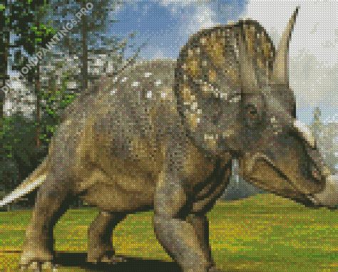 Triceratops Dinosaur Diamond Painting Diamondpaintingspro