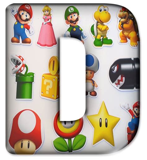 0 Result Images Of Letras Alfabeto Decorativo Mario Abecedario De Mario