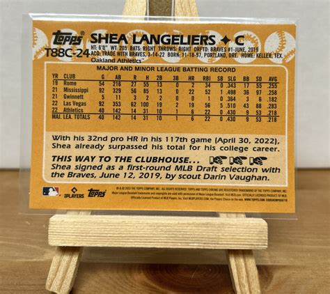 Topps Series Shea Langeliers Rc Silver Pack Mojo Refractor