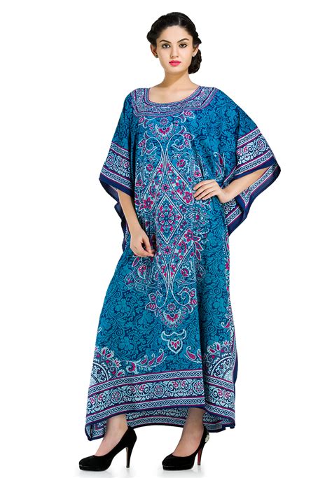 Oussum Womens Plus Size Baggy Beach Flowy Sleeve Summer Kaftan Maxi