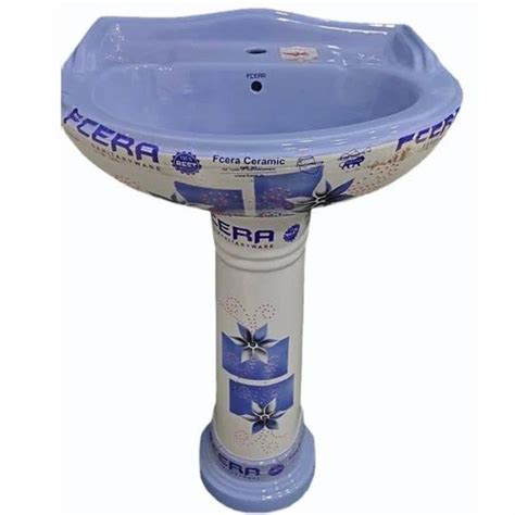 23X17inch Fcera Ceramic Pedestal Wash Basin At Rs 1600 Ceramic One