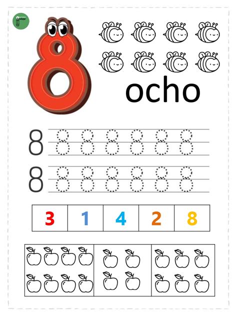 Bonitas Fichas De NumeraciÓn 1 9