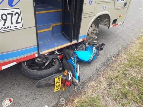 Motociclista Muri Despu S De Accidentarse En La Troncal De Occidente