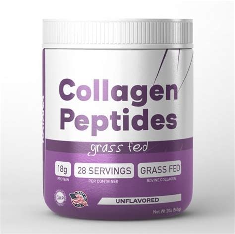 Collagen Peptides 18gr Protein Grass Fed Healthy Skin Hair And Nail Strength