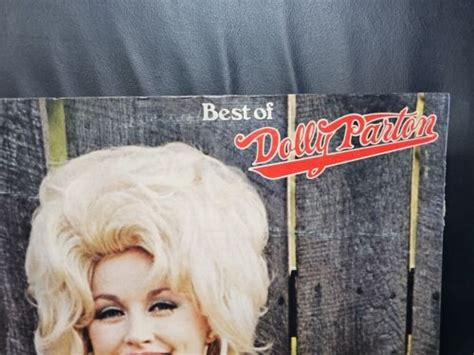 Best Of Dolly Parton 1975 Lp Vinyl Album With Poster