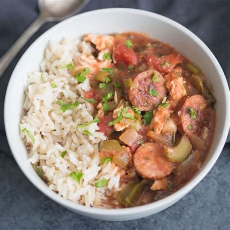 Slow Cooker Cajun Chicken And Sausage Edible Crafts