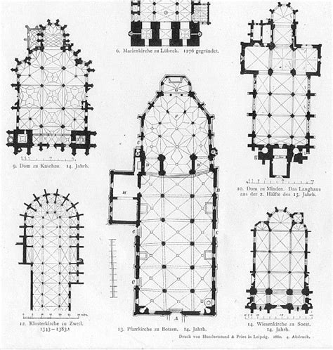 Gothic Cathedral Floor Plan