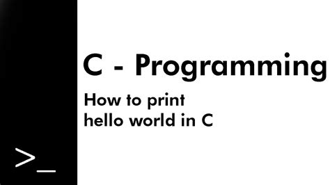 How To Print Hello World Using Turbo C C Programming Youtube